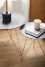 Oba Coffee Table (Set of 2) - Black Acrylic, Copper - 5