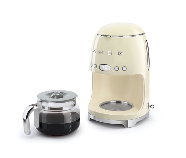 Smeg Drip Coffee Machine - Cream - 2
