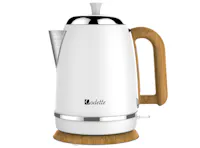 Odette Streamline 1.7L Stainless Steel Electric Kettle - White