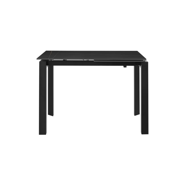 Agnes Extendable Dining Table 1.1m-1.6m - Meteor Black (Sintered Stone) - 3