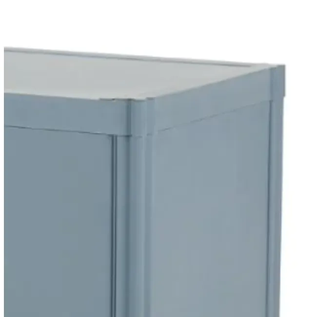 Flo 2-Door Low Storage Cabinet - Fog - 6 - Sleek, modern refrigerator, Industrial kitchen appliance, Compact storage unit
