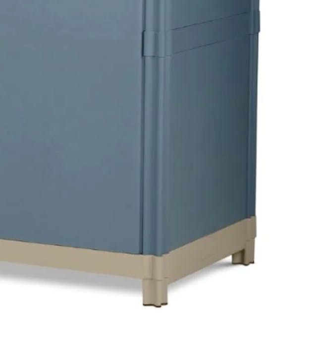Flo 2-Door Low Storage Cabinet - Fog - 4