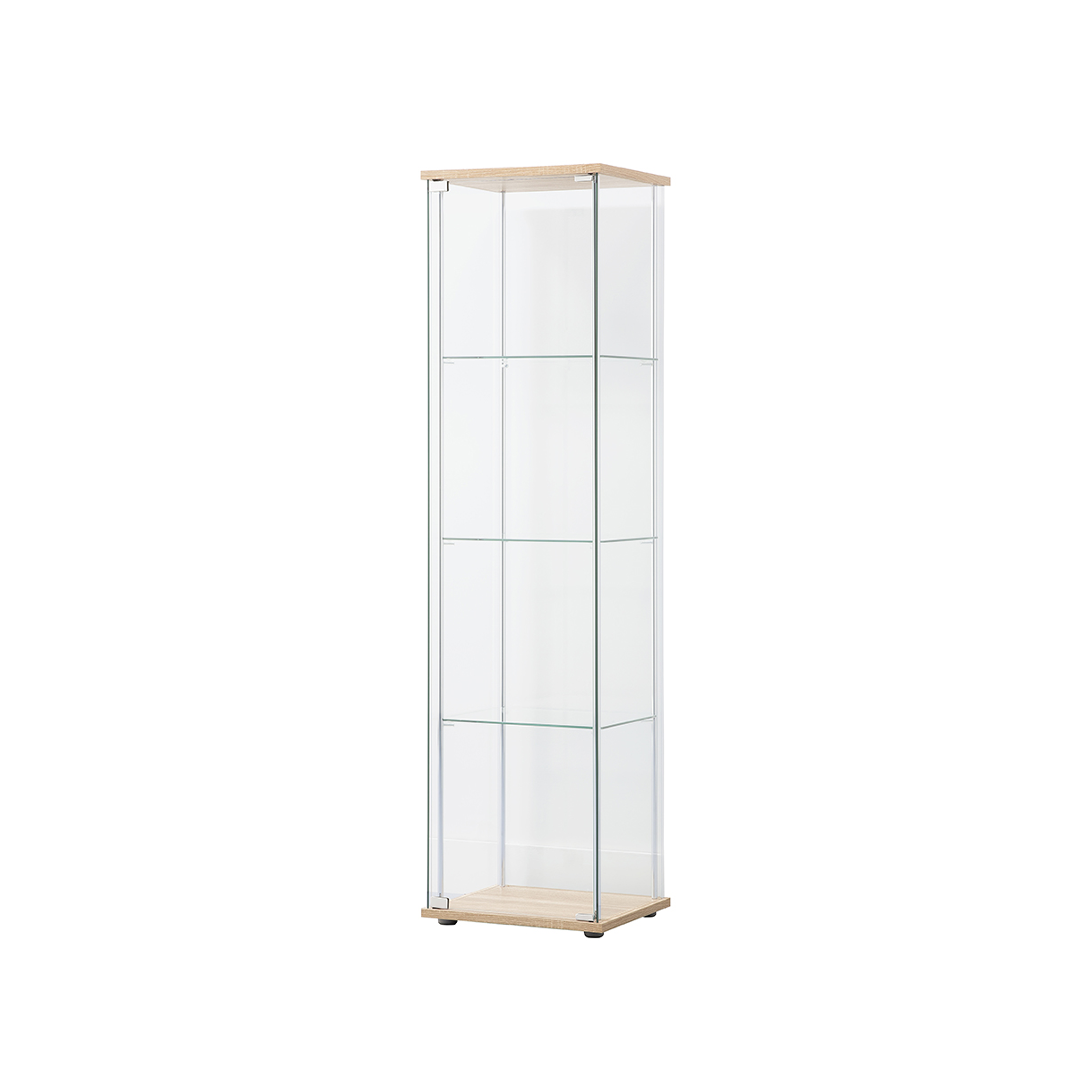 Haider Glass Cabinet 0.4m - Oak