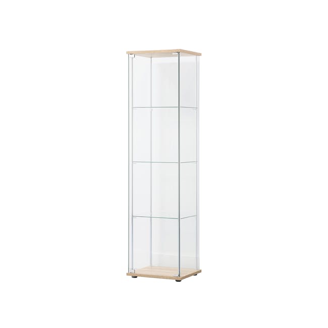 Haider Glass Cabinet 0.4m - Oak - 0