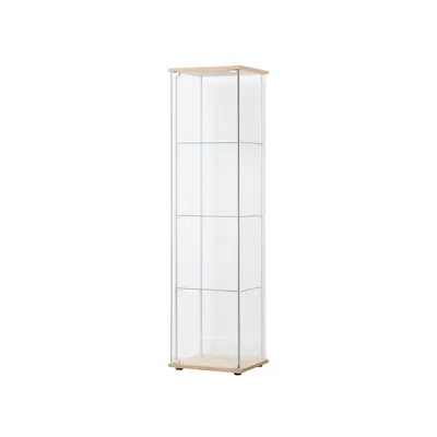 Haider Glass Cabinet 0.4m - Oak