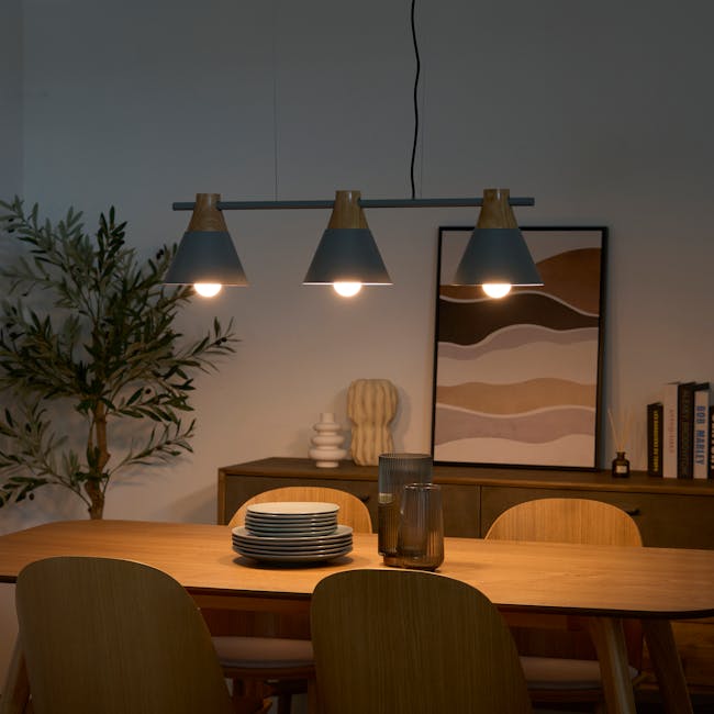 Thora Bar Pendant Lamp - Grey - 4