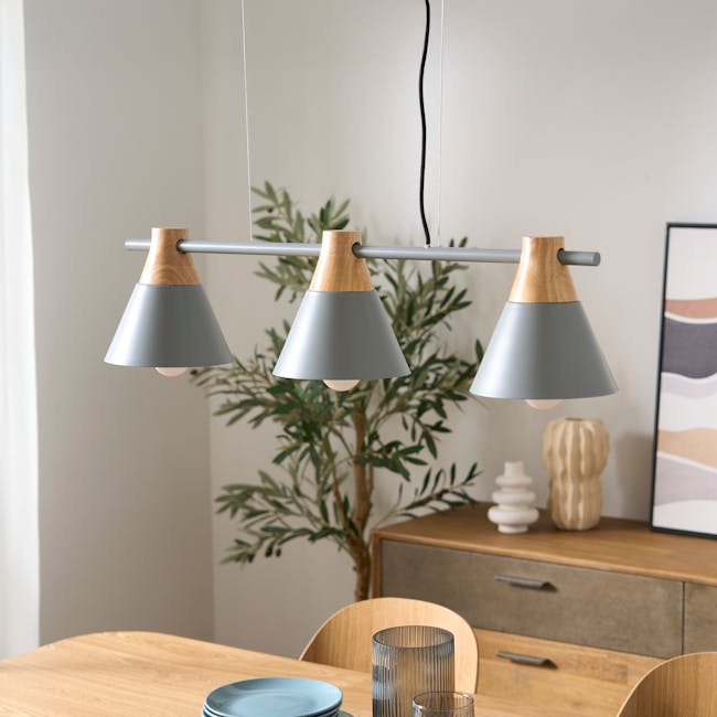 Thora Bar Pendant Lamp - Grey - 5