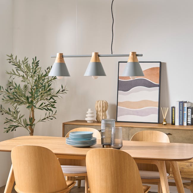 Thora Bar Pendant Lamp - Grey - 2