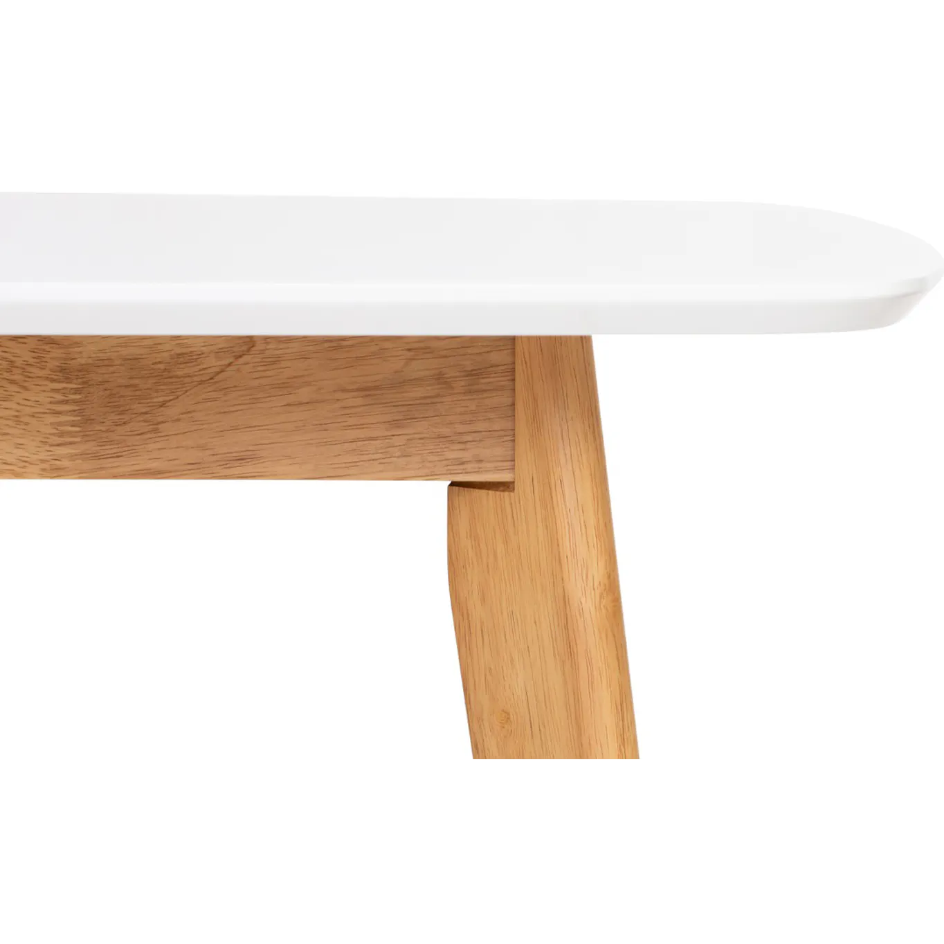 (As-is) Harold Dining Table 1.5m - Natural, White - 60 - 14