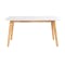 Allison Dining Table 1.5m - Natural, White - 2