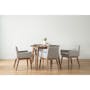 Werner Extendable Dining Table 1.1m-1.3m - Walnut - 21