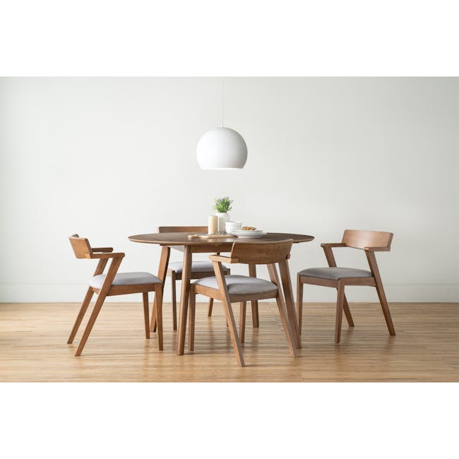 Werner Extendable Dining Table 1.1m-1.3m - Walnut - 3