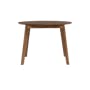 Werner Extendable Dining Table 1.1m-1.3m - Walnut - 27