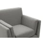 Elijah 3 Seater Sofa with Elijah Armchair - Dolphin Grey (Fabric) - 19