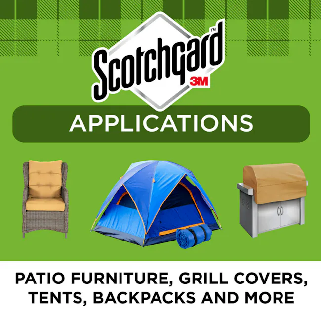 ScotchGard Heavy Duty Watershield - 6 - 3M Scotchgard™ applications, patio furniture, grill covers, tents, backpacks