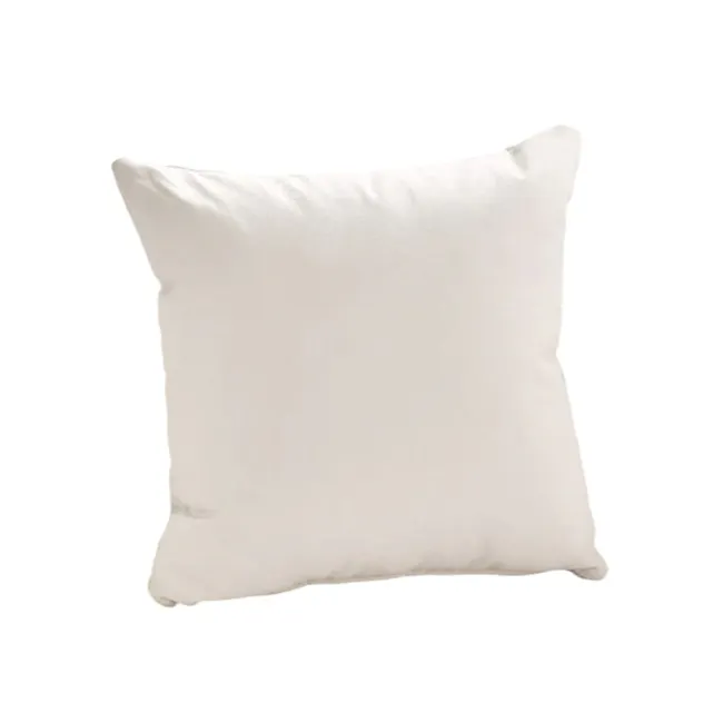 Macaron 2 Seater Left Chaise Sofa with Ottoman - Ivory (Pet Friendly) - 16 - White, square, pillow, soft, smooth, fabric