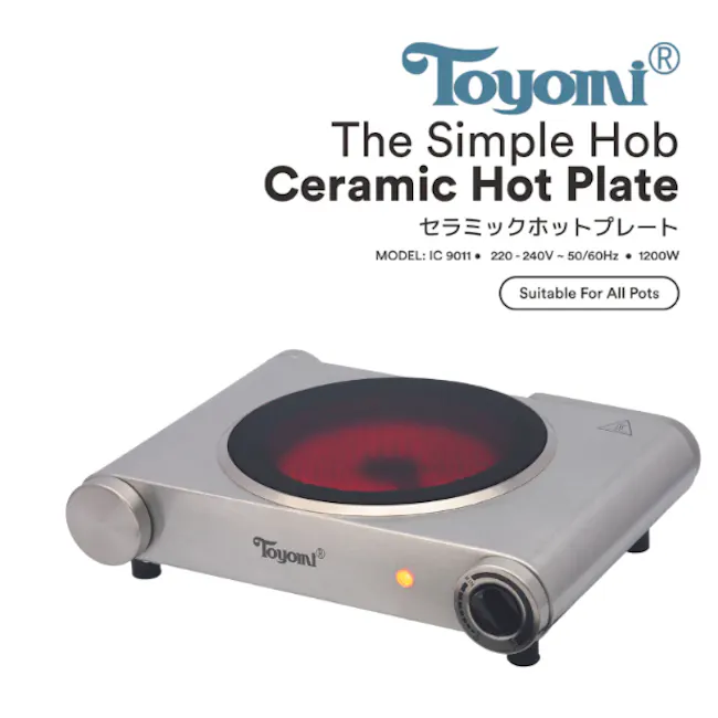 TOYOMI Simple Hob Ceramic Hot Plate IC 9011 - 6