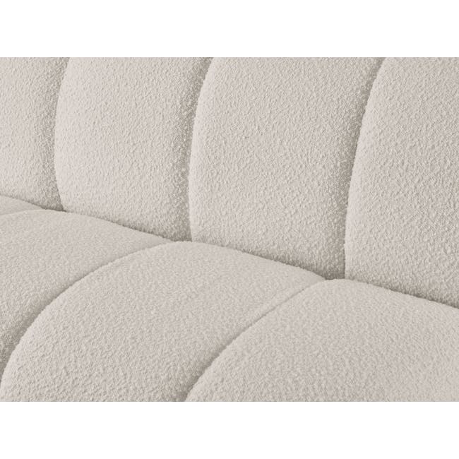 Cosmo Corner Sofa Unit - White Boucle (Spill Resistant) - 6
