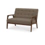 (As-is) Tucson 2 Seater Sofa - Cocoa, Chestnut (Fabric) - 14