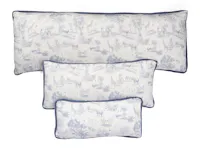 House of Holly Luxe Cloud Pillow - Savanna Toile Midnight Blue (3 sizes)