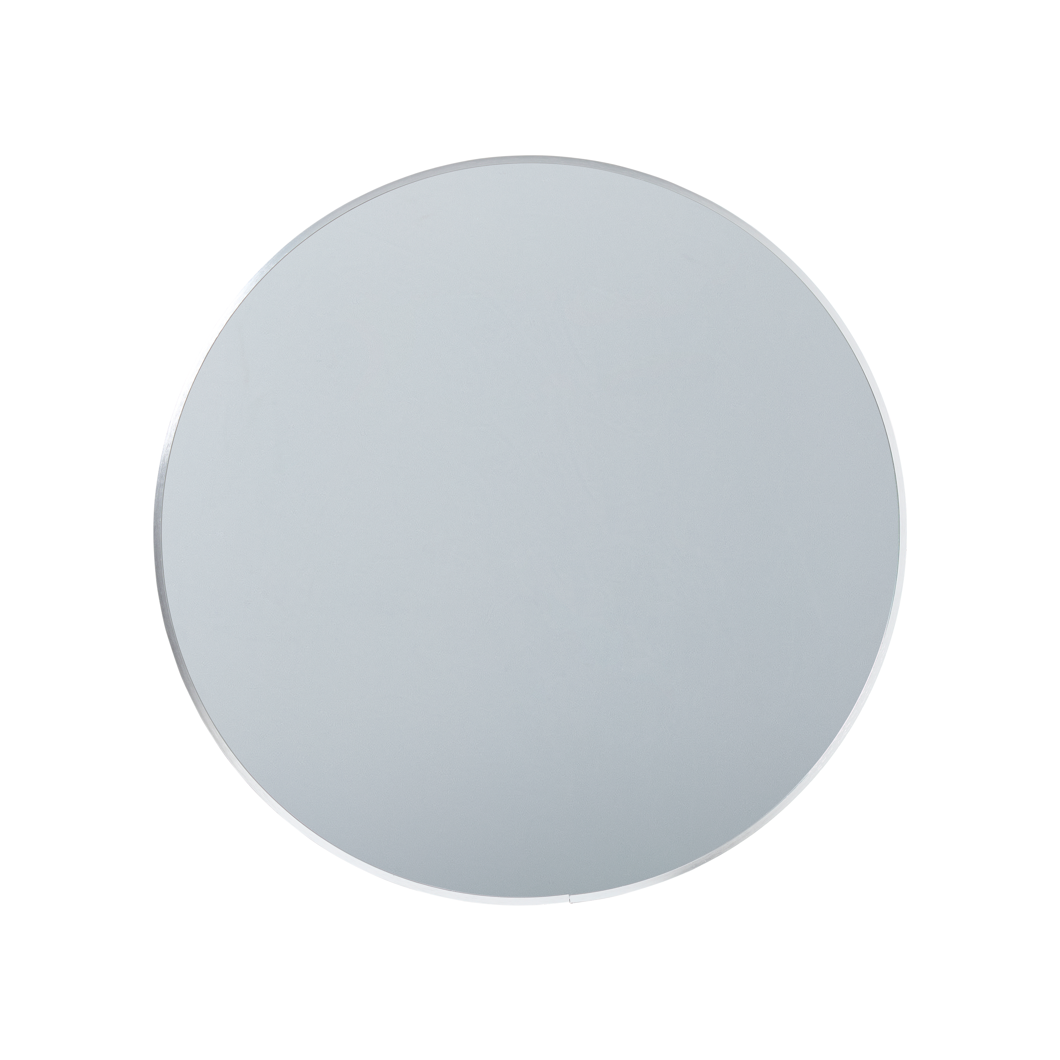 Loru Round Wall Mirror 80cm - Silver