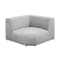Milan 3 Seater Corner Sofa - Slate (Fabric) - 6