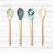 Farmhouse Silicone Spoons - Green (2 Designs) - 4