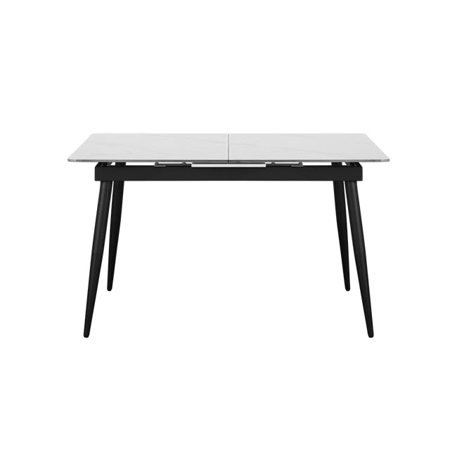 Syla Extendable Dining Table 1.3m-1.6m - Marble White (Sintered Stone) - 3