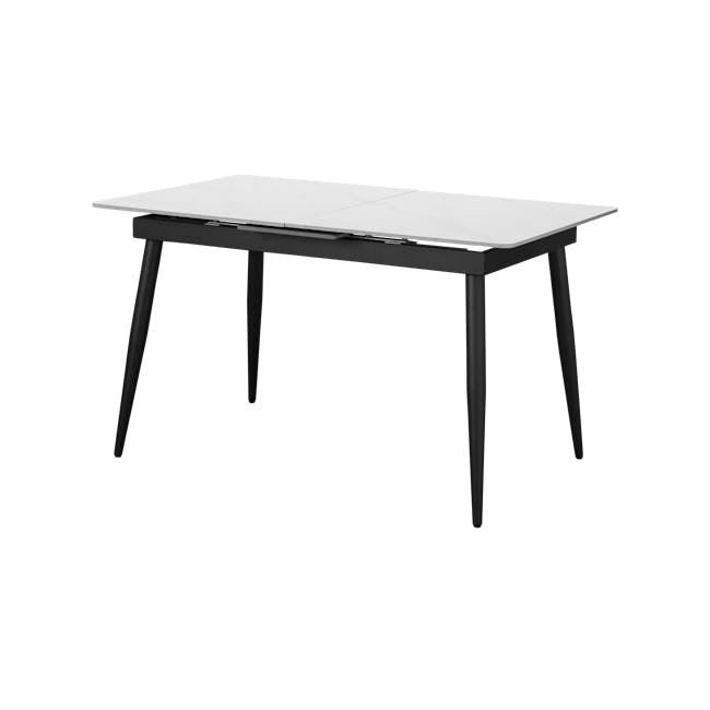 Syla Extendable Dining Table 1.3m-1.6m - Marble White (Sintered Stone) - 4
