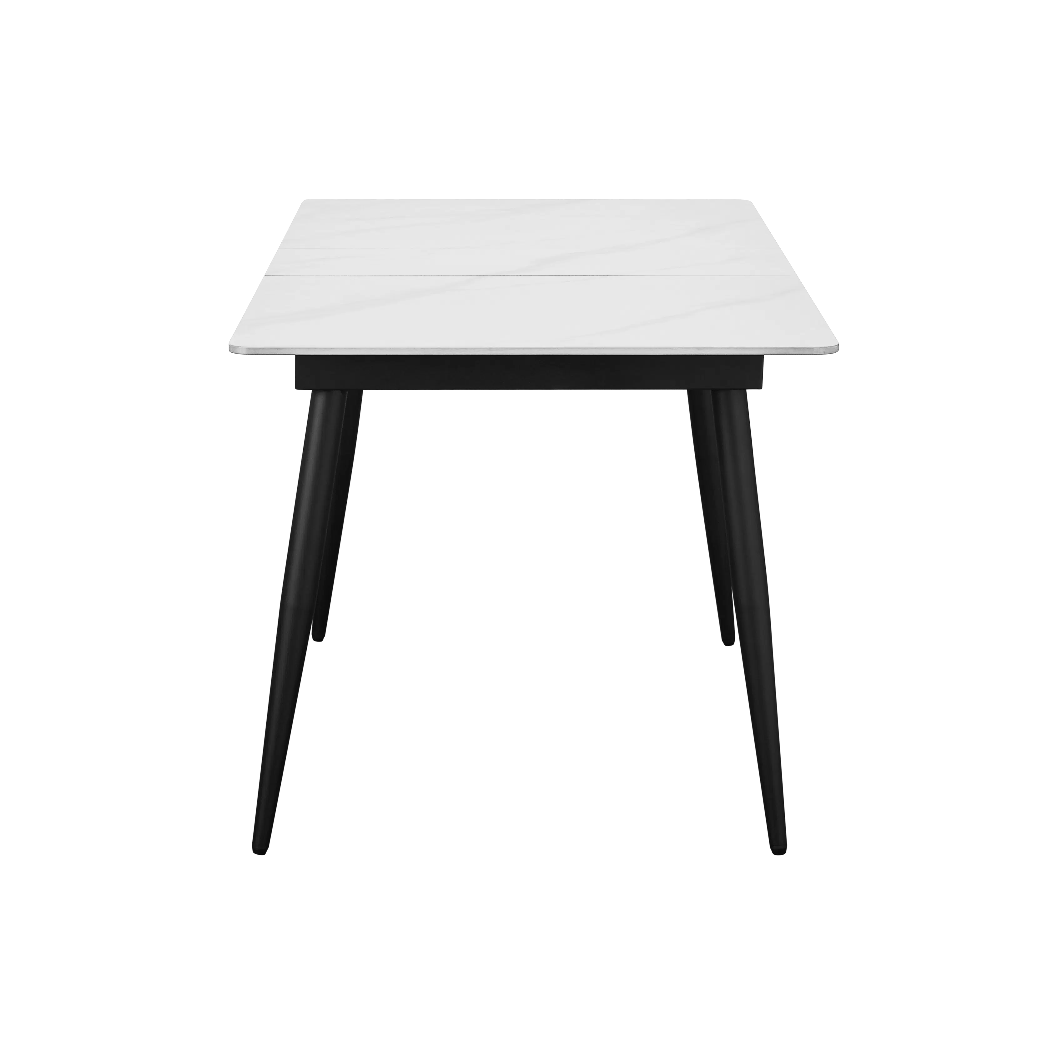 Syla Extendable Dining Table 1.6m-2m - Marble White (Sintered Stone) - 7