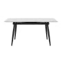 Syla Extendable Dining Table 1.6m-2m - Marble White (Sintered Stone) - 2