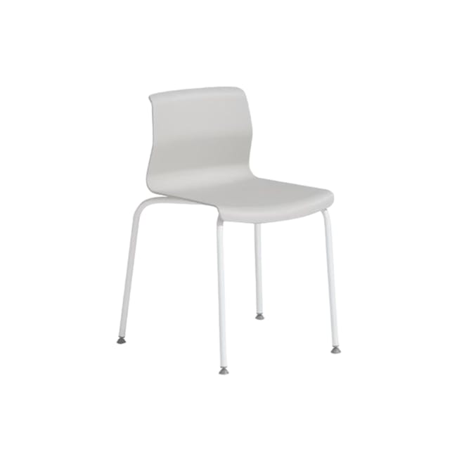 Dawn Dining Chair - Oatmeal, White - 0