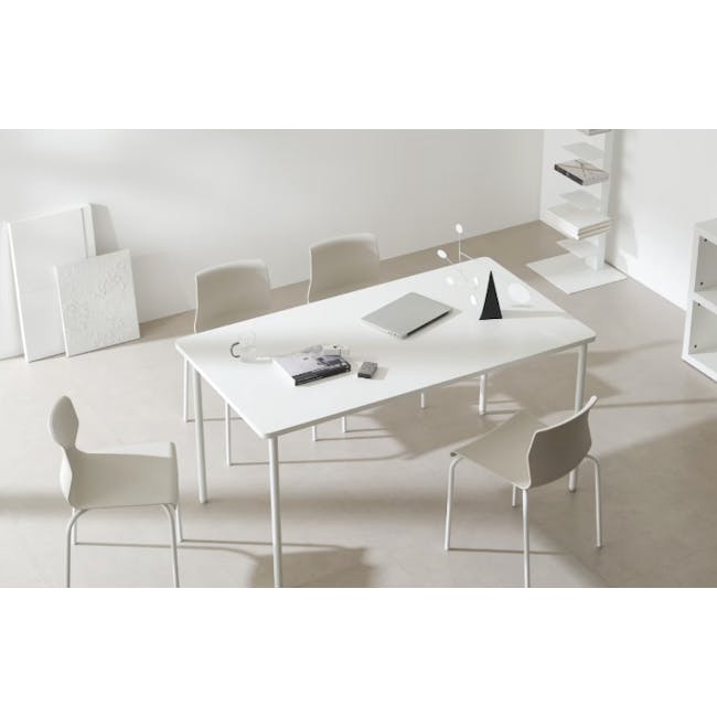 Dawn Stackable Chair - White - 5