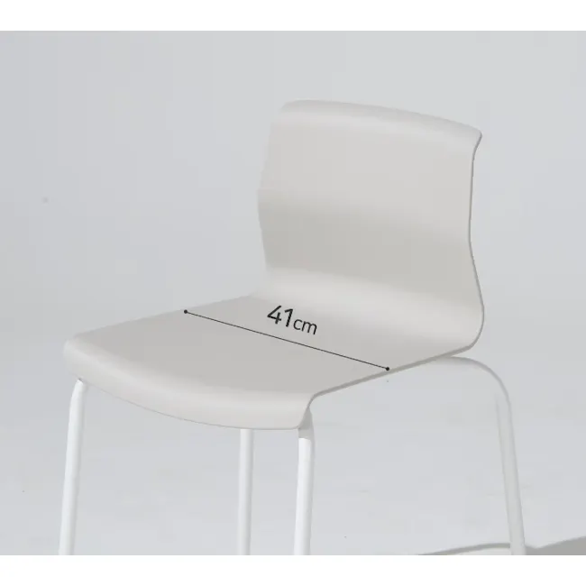 Dawn Stackable Dining Chair - White - 10