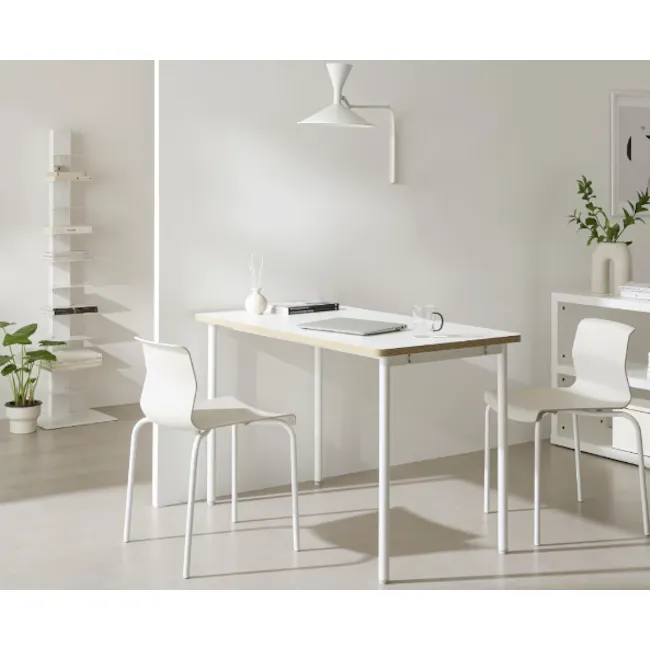 Dawn Stackable Dining Chair - White - 8