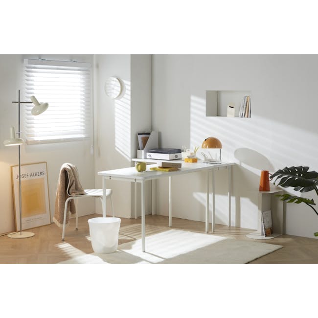 Dawn Dining Chair - Oatmeal, White - 2