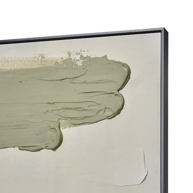 Coastal Hues 3D Textured Painting 60 x 80 cm - 5 - Mud-like texture, abstract shapes, textured surface, paint smear