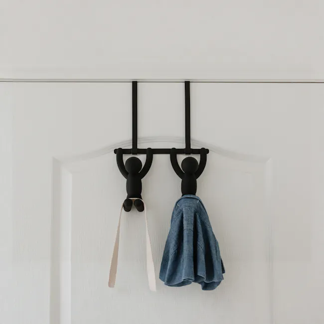 Buddy over-the-door Hook - Black - 4