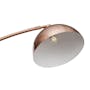 Olivia Arched Floor Lamp - Copper, White Marble - 4