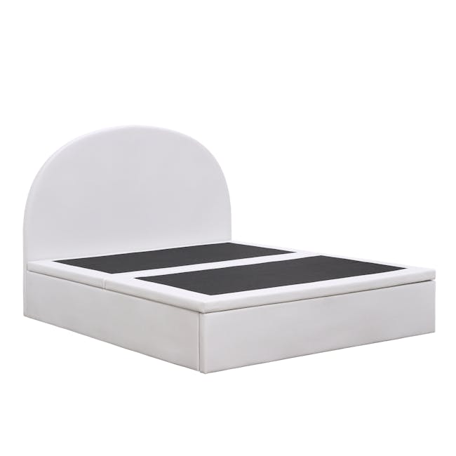 Aspen Super Single Storage Bed - Ivory (Pet Friendly) - 7