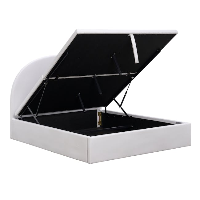 Aspen Super Single Storage Bed - Ivory (Pet Friendly) - 8