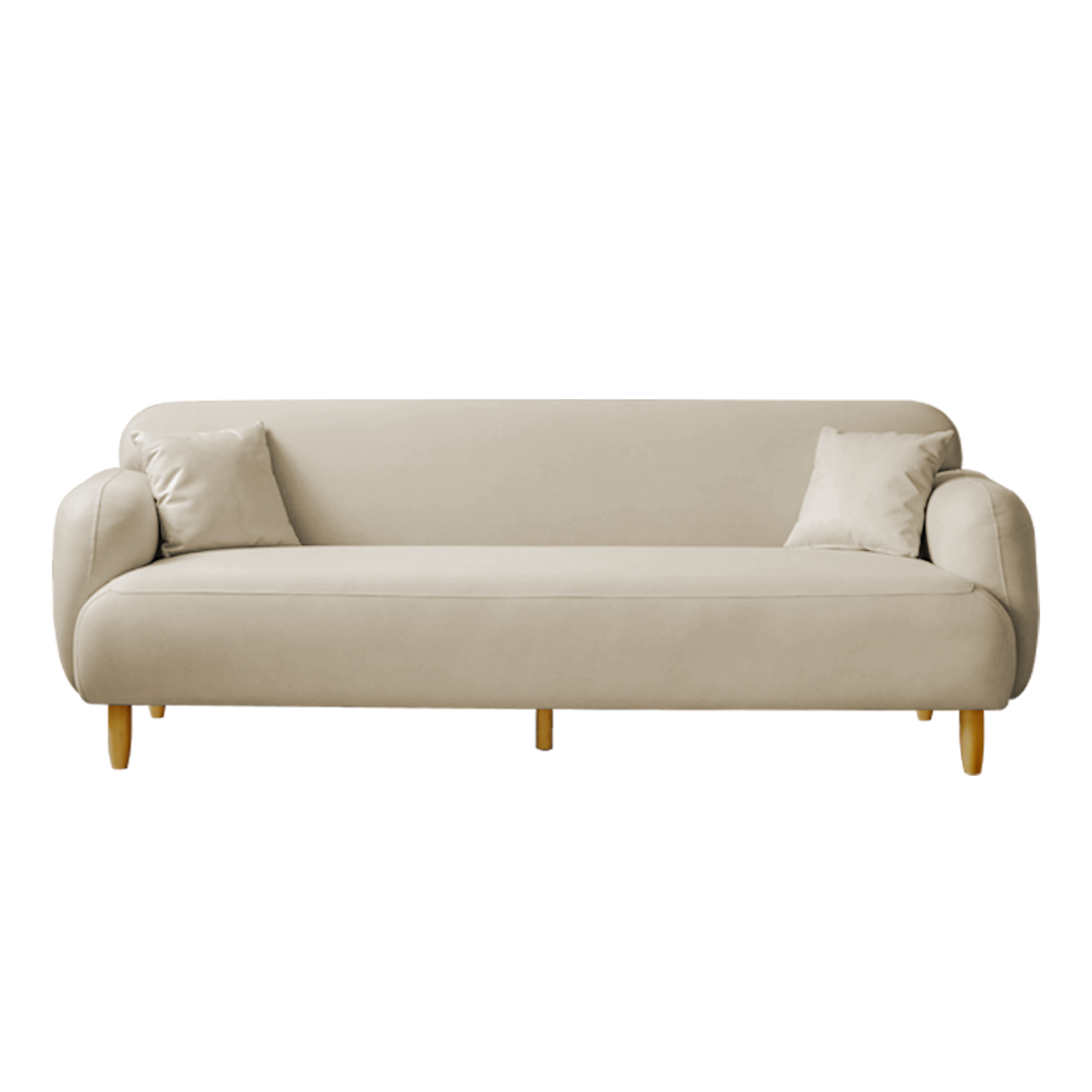 Miko 3 Seater Sofa - Rice White (Pet Friendly)