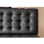Benton Chair - Black (Genuine Cowhide) - 7