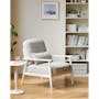 Wynn Lounge Chair - White Wash - 33
