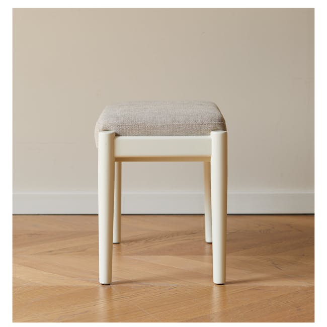 Wynn Lounge Chair with Ottoman - White Wash - 10