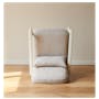 Wynn Lounge Chair with Ottoman - White Wash - 8
