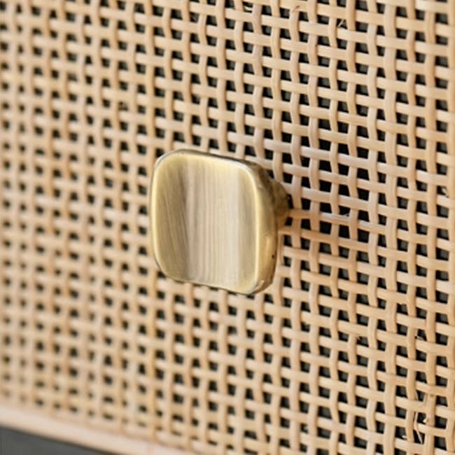 Taya Rattan 4 Drawer Chest - Black Ash - 6