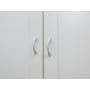 Tomos Shoe Cabinet 1.4m - White - 8