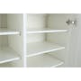 Tomos Shoe Cabinet 1.4m - White - 5