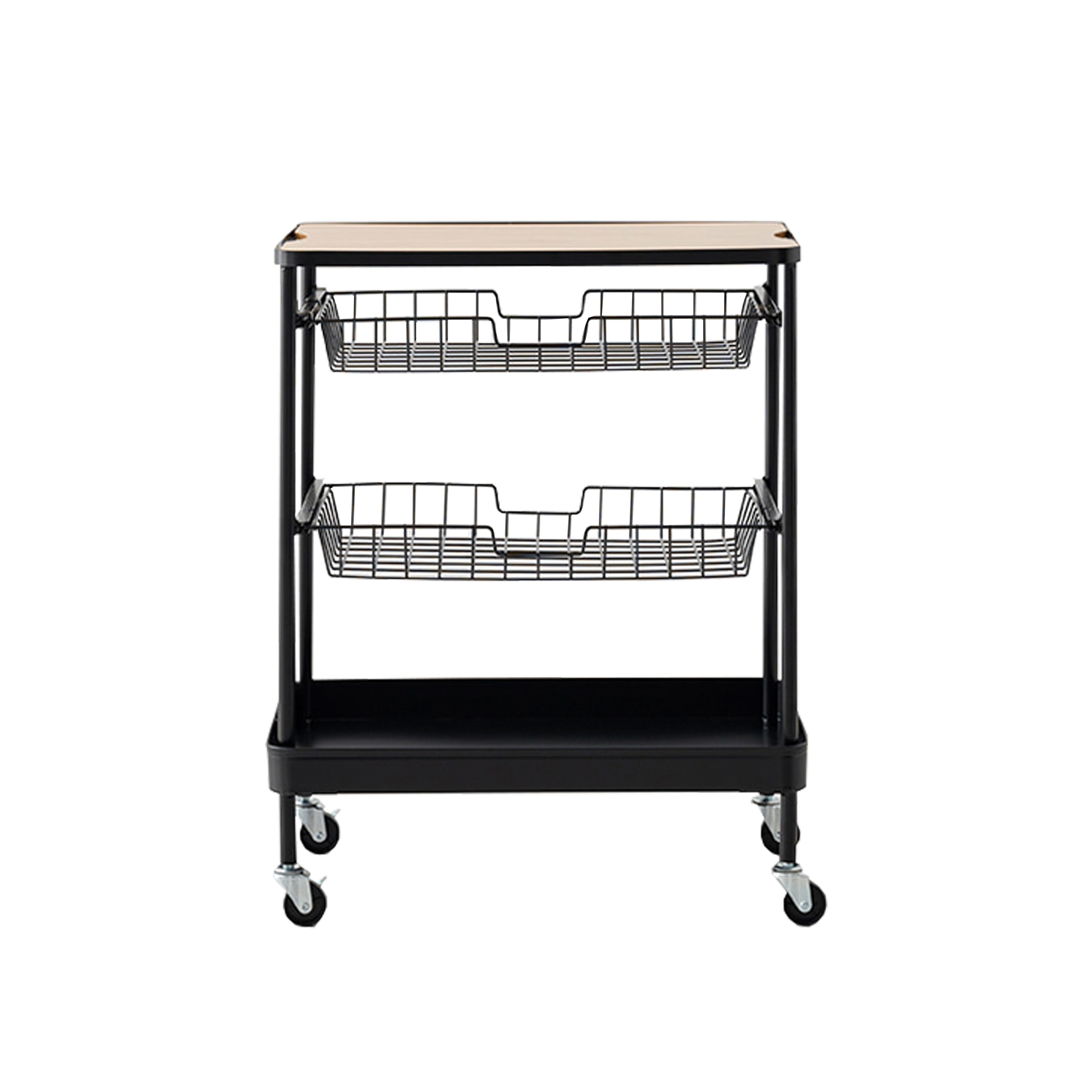 Moblac 3 Tier Trolley - Black